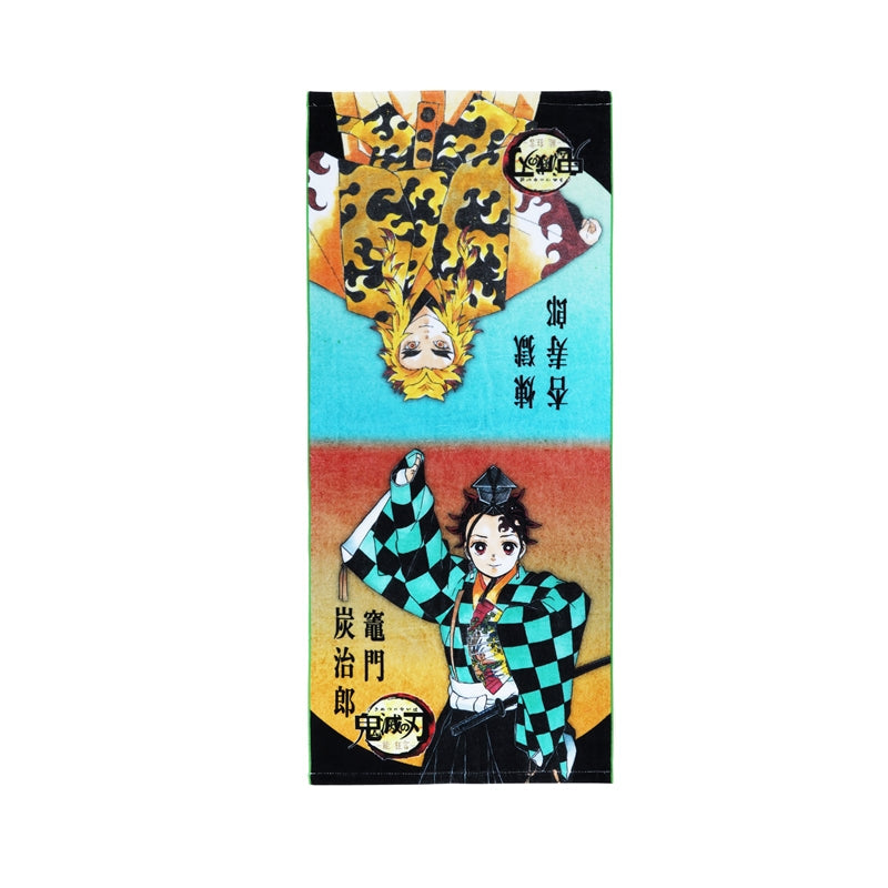 Demon Slayer Noh Kyogen Full Color Face Towel – 1 Piece